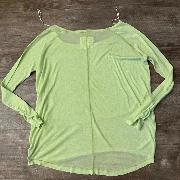 WE THE FREE OVERSIZED NEON GREE TUNIC SIZE XS - Picture 2 of 6